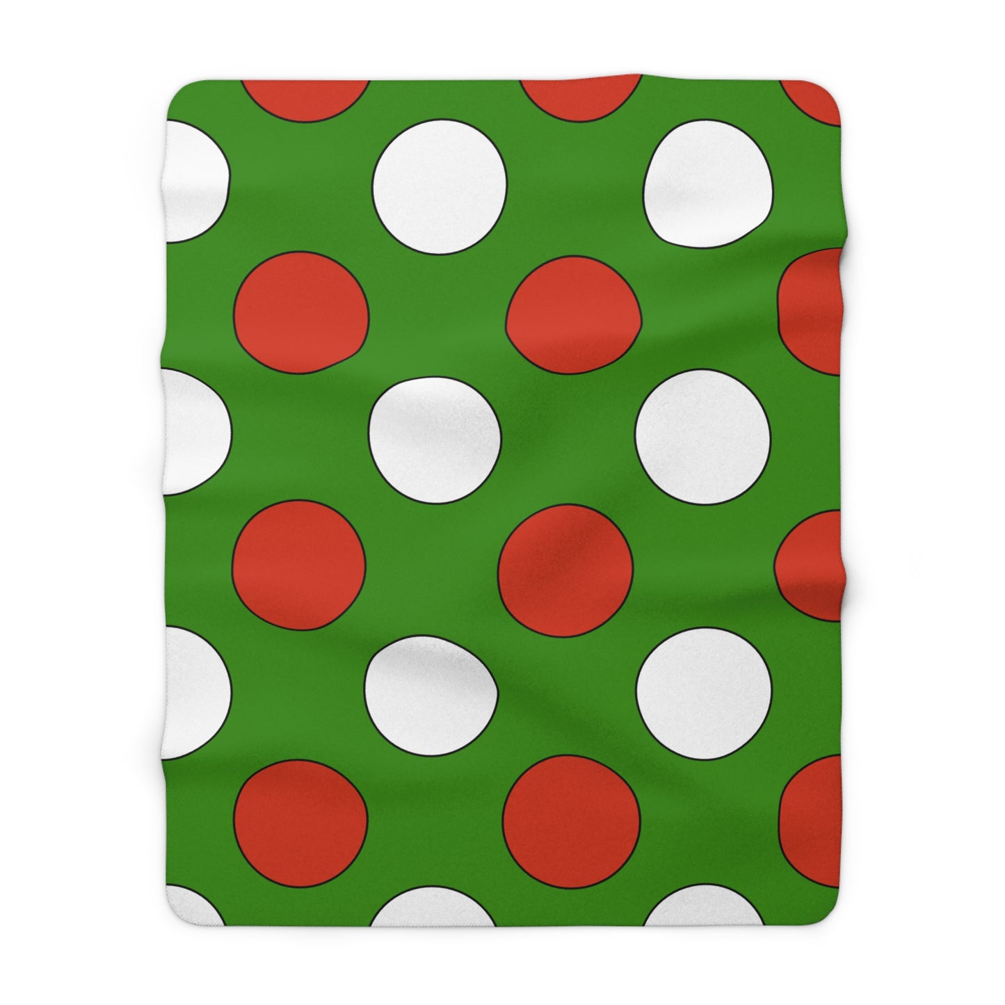 Hungary Retro Polka Dots Blanket Throw