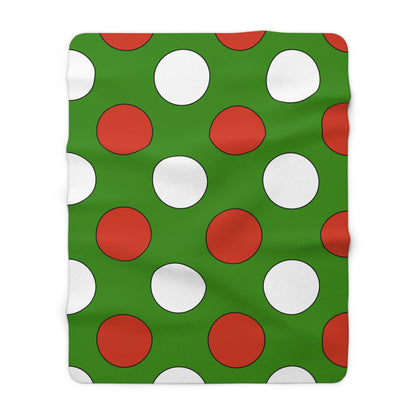 Hungary Retro Polka Dots Blanket Throw