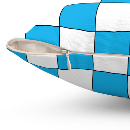 San Marino Retro Check Cushion Pillow