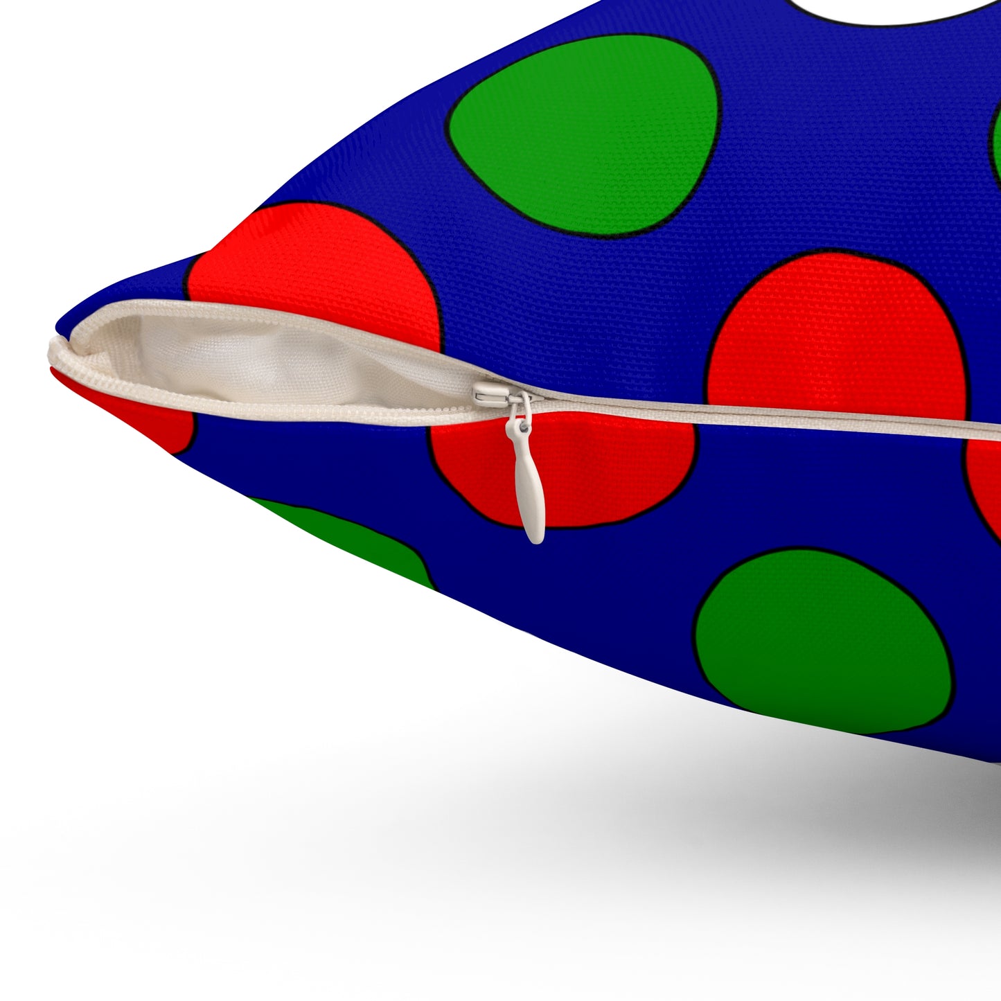 Gambia Retro Polka Dots Cushion Pillow