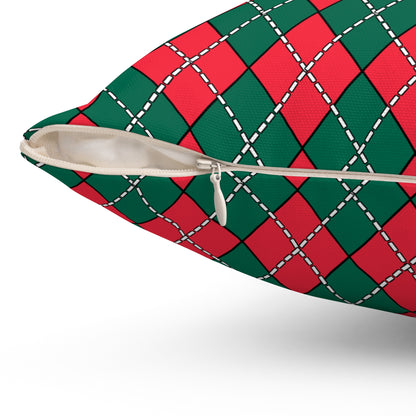 Bangladesh Retro Argyle Cushion Pillow