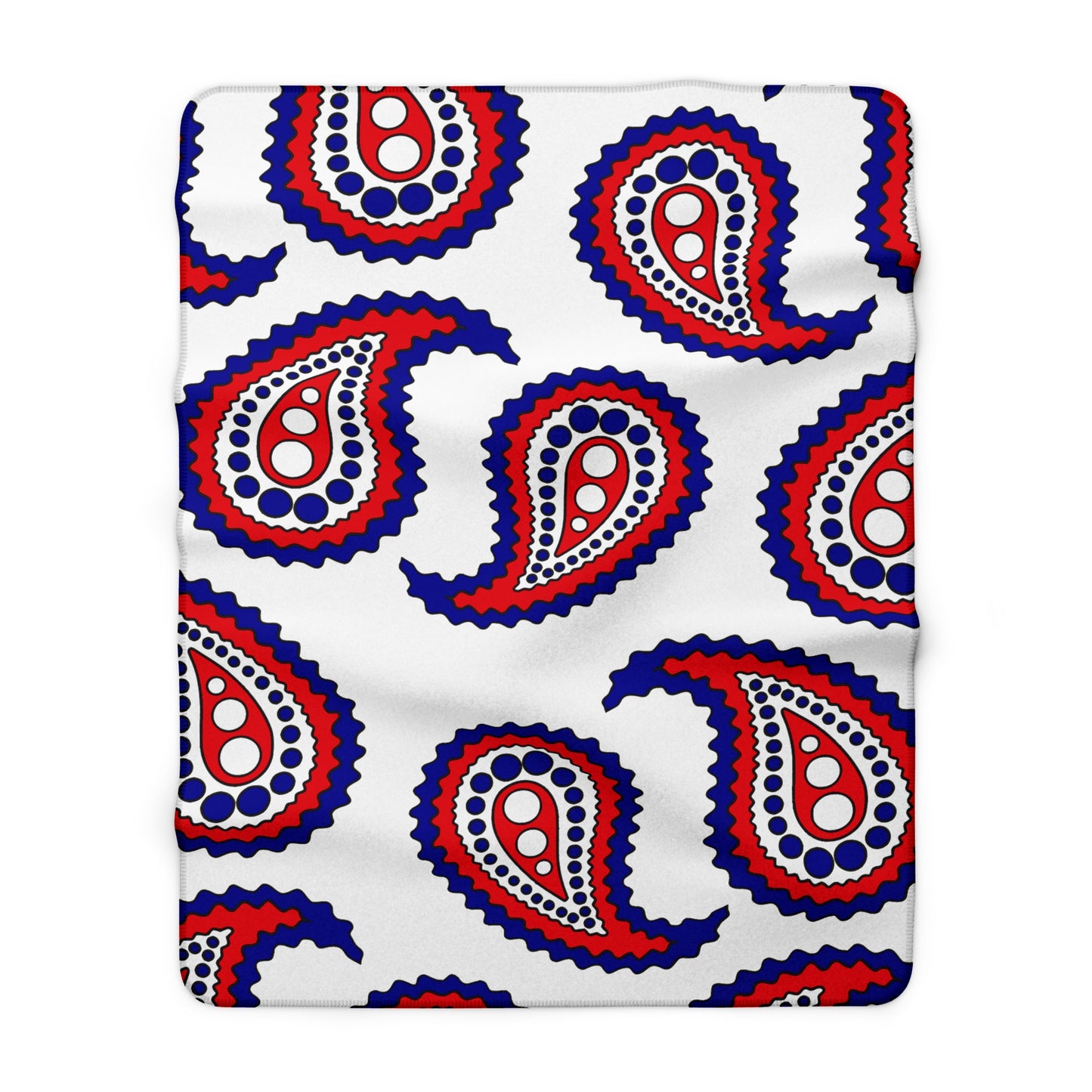 Mayotte Retro Paisley Blanket Throw
