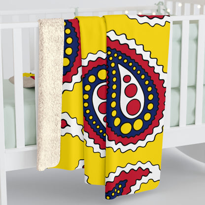 Niue Retro Paisley Blanket Throw