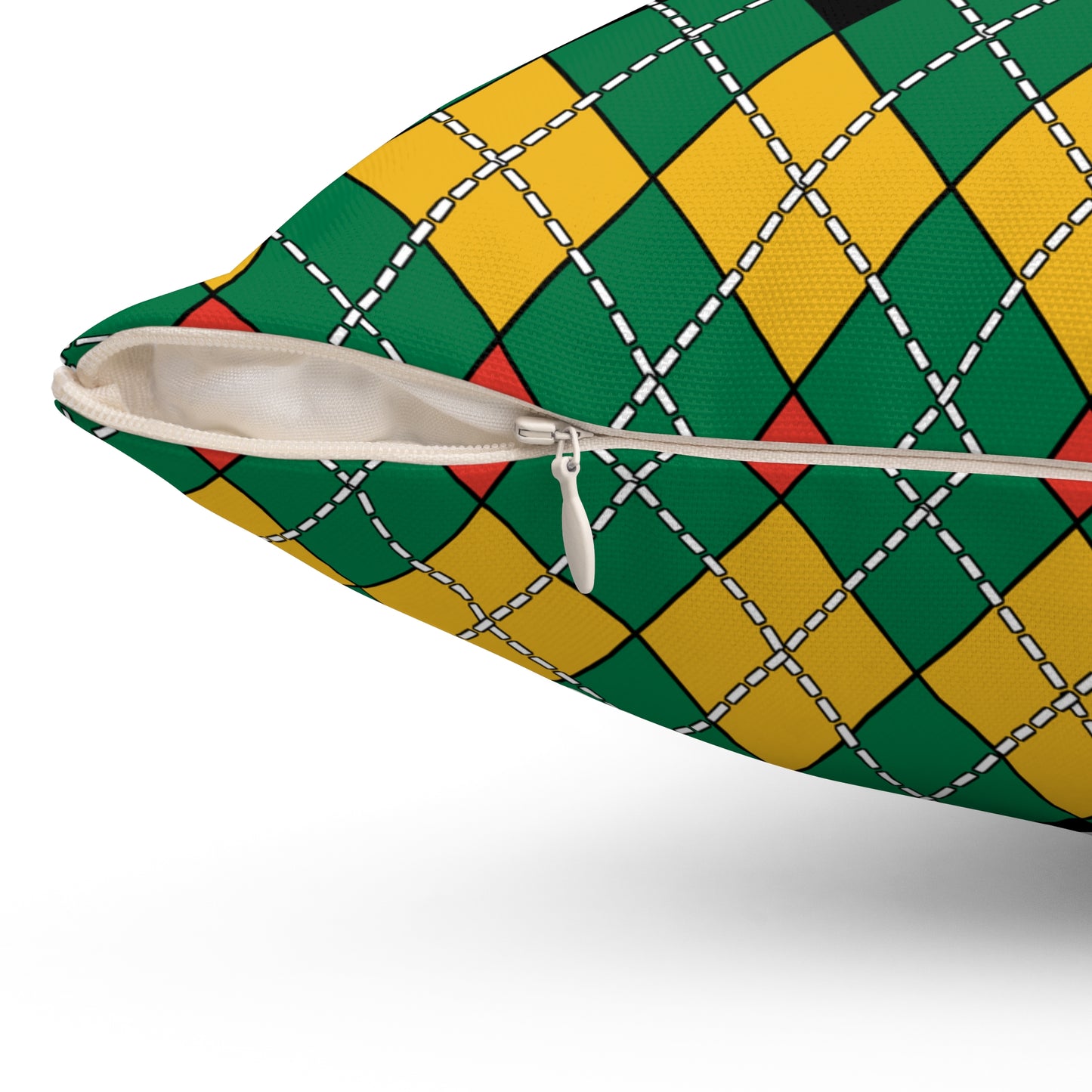 South Africa Retro Argyle Cushion Pillow