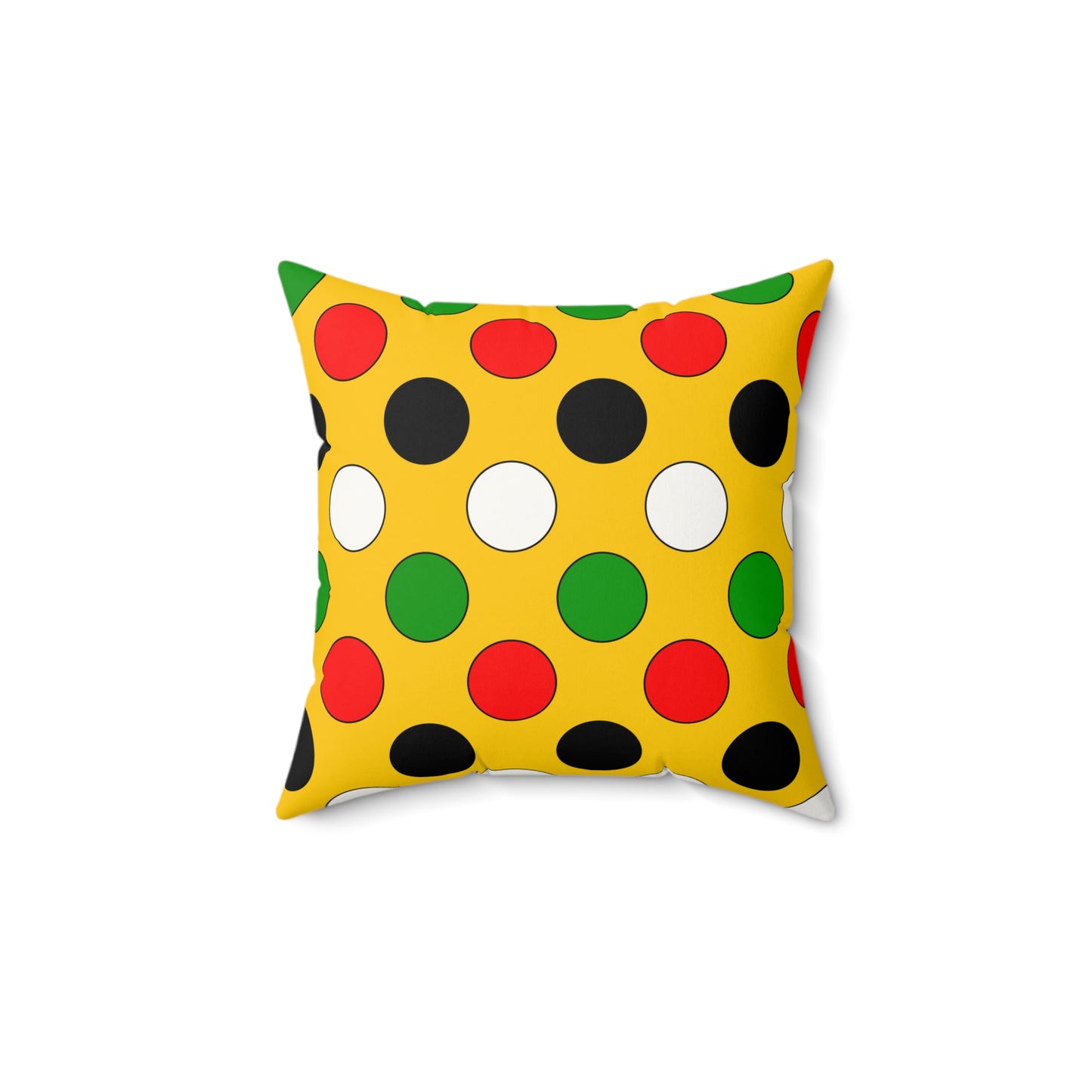 Mozambique Retro Polka Dots Cushion Pillow