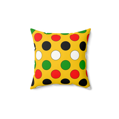 Mozambique Retro Polka Dots Cushion Pillow