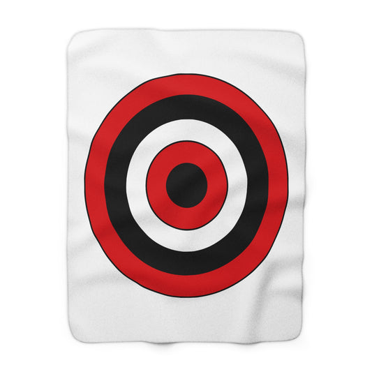 Gibraltar Retro Target Blanket Throw