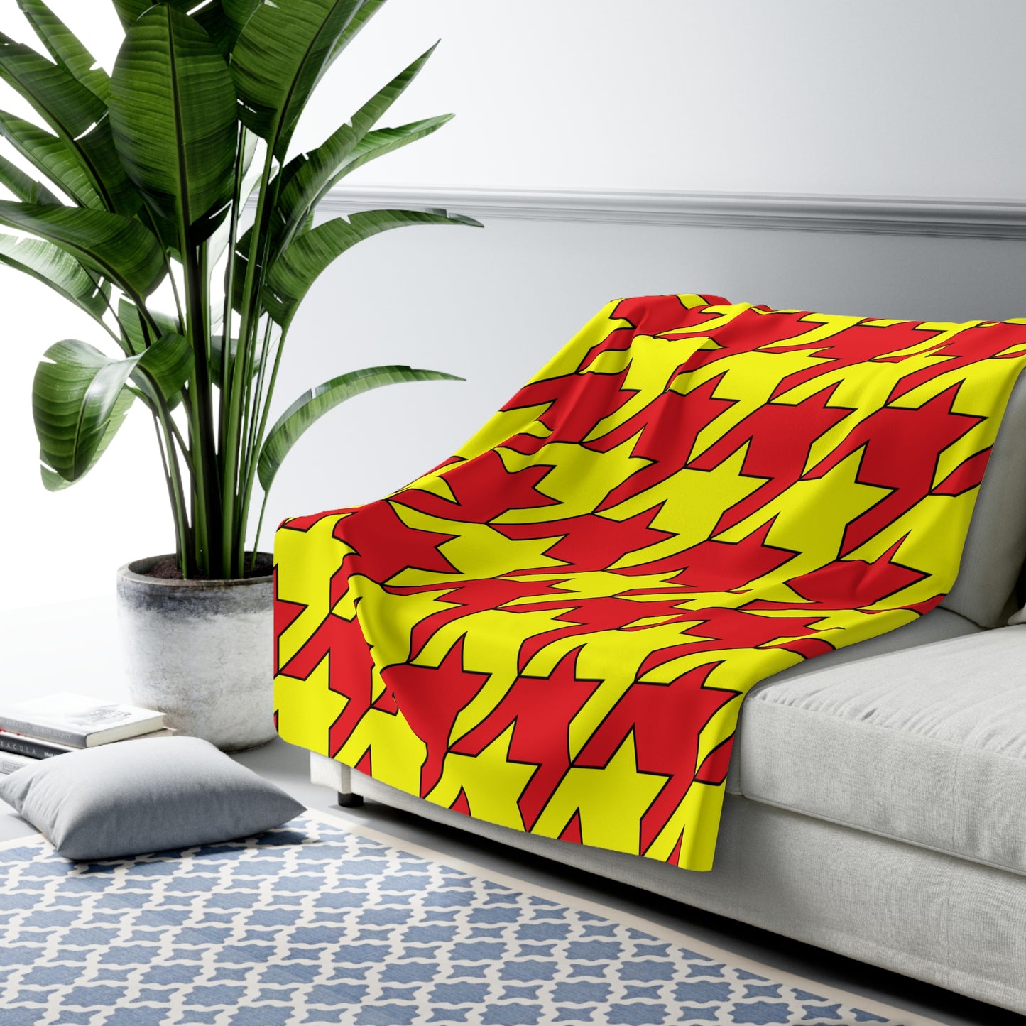 China Retro Houndstooth Blanket Throw