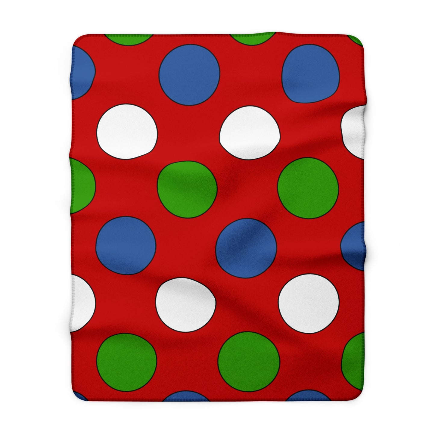 Namibia Retro Polka Dots Blanket Throw