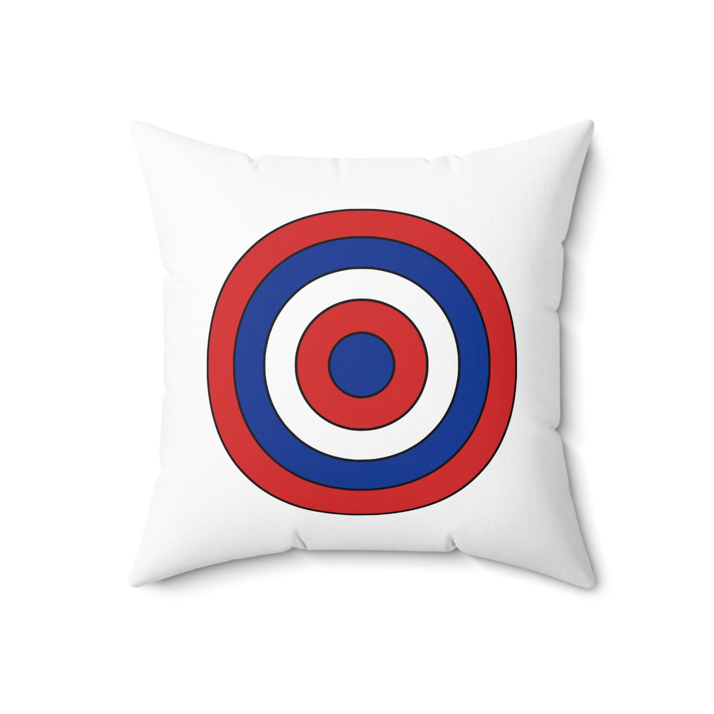 Faroe Islands Retro Target Cushion Pillow