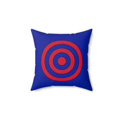 Haiti Retro Target Cushion Pillow