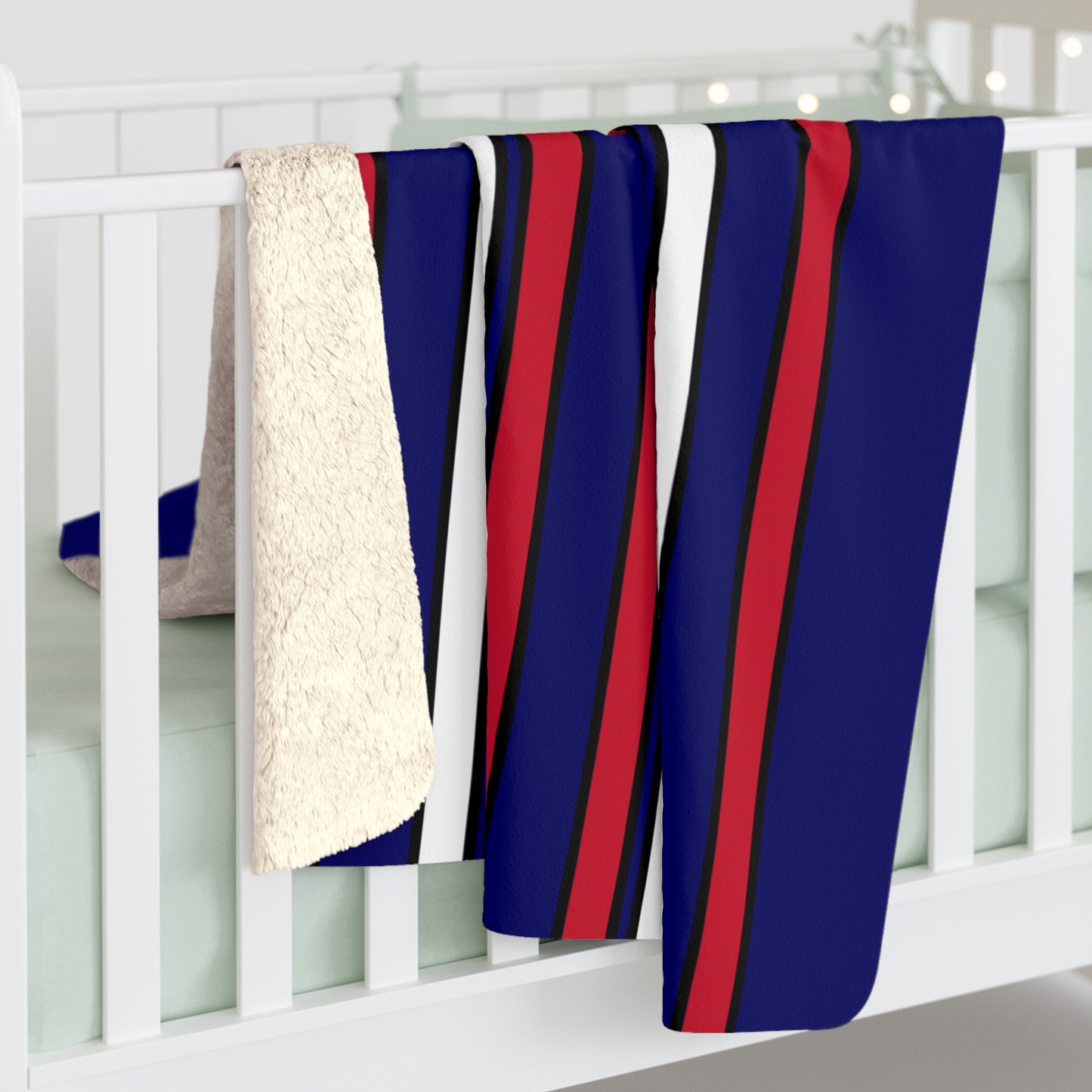 South Georgia And The South Sandwich Islands Retro Stripes Blanket Throw